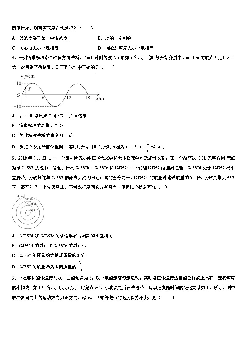 2026届广东广雅中学高考仿真卷物理试题含解析第2页