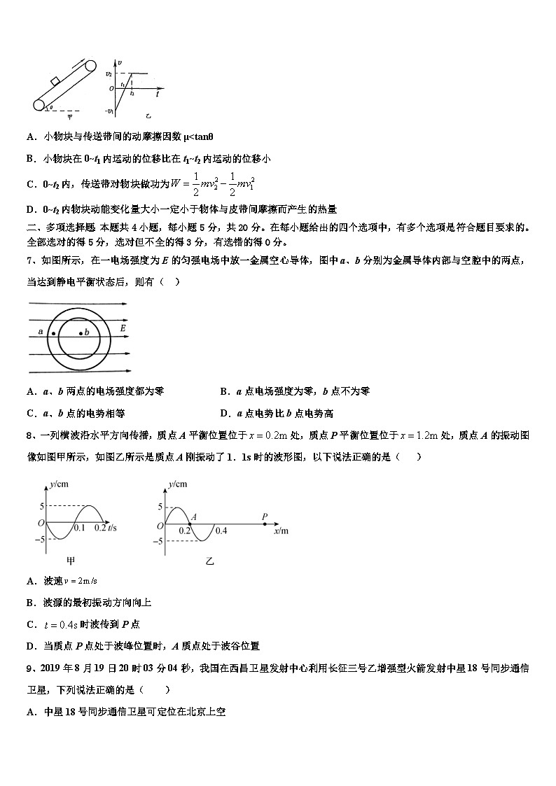 2026届广东广雅中学高考仿真卷物理试题含解析第3页