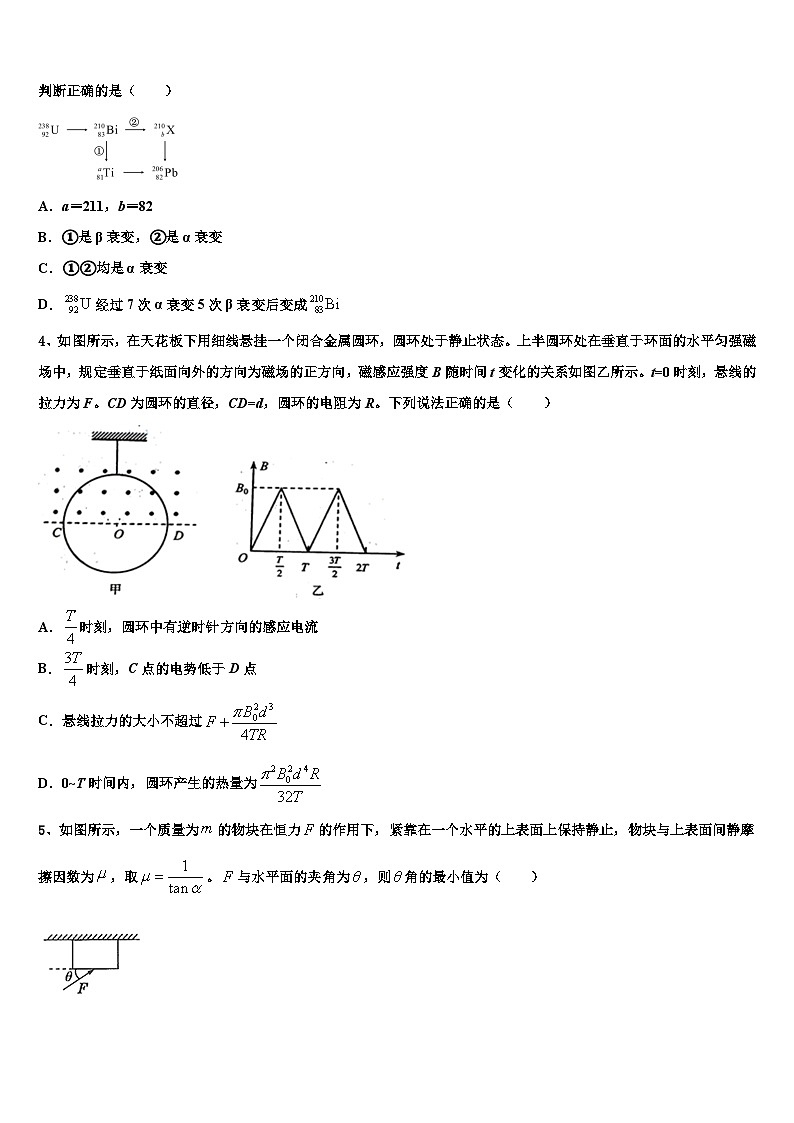 2026届广东二师学院番禺附学高三最后一模物理试题含解析第2页
