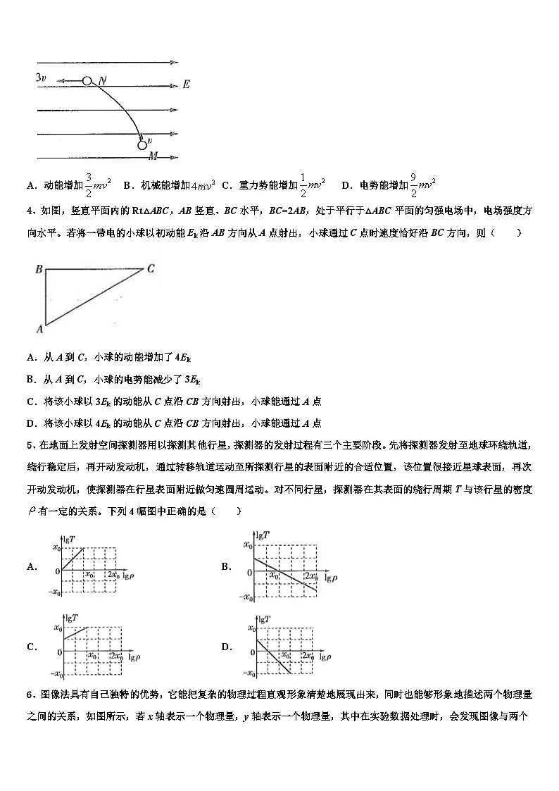 2026届广东省海珠区高三3月份第一次模拟考试物理试卷含解析第2页