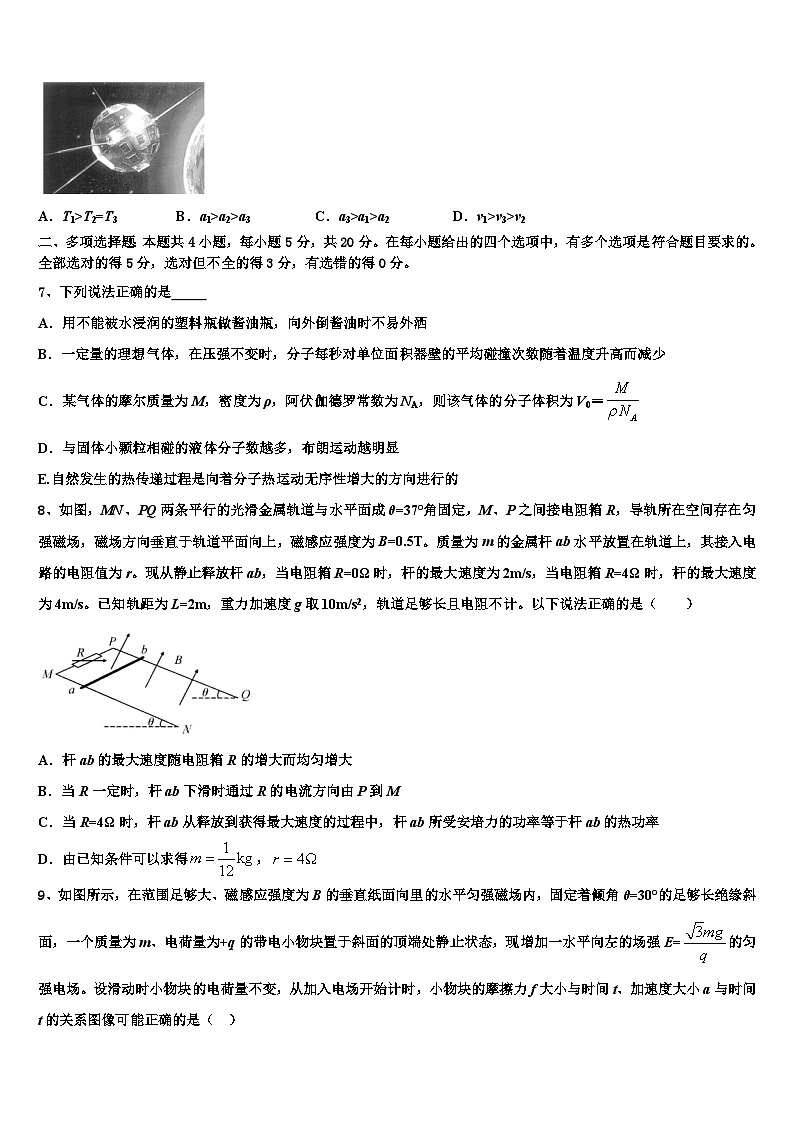 2026届广东省揭阳市惠来一中高考压轴卷物理试卷含解析第3页