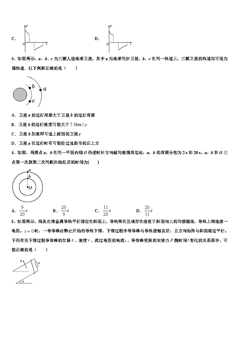 2026届广东省揭阳市一中等三校高考仿真卷物理试题含解析第2页