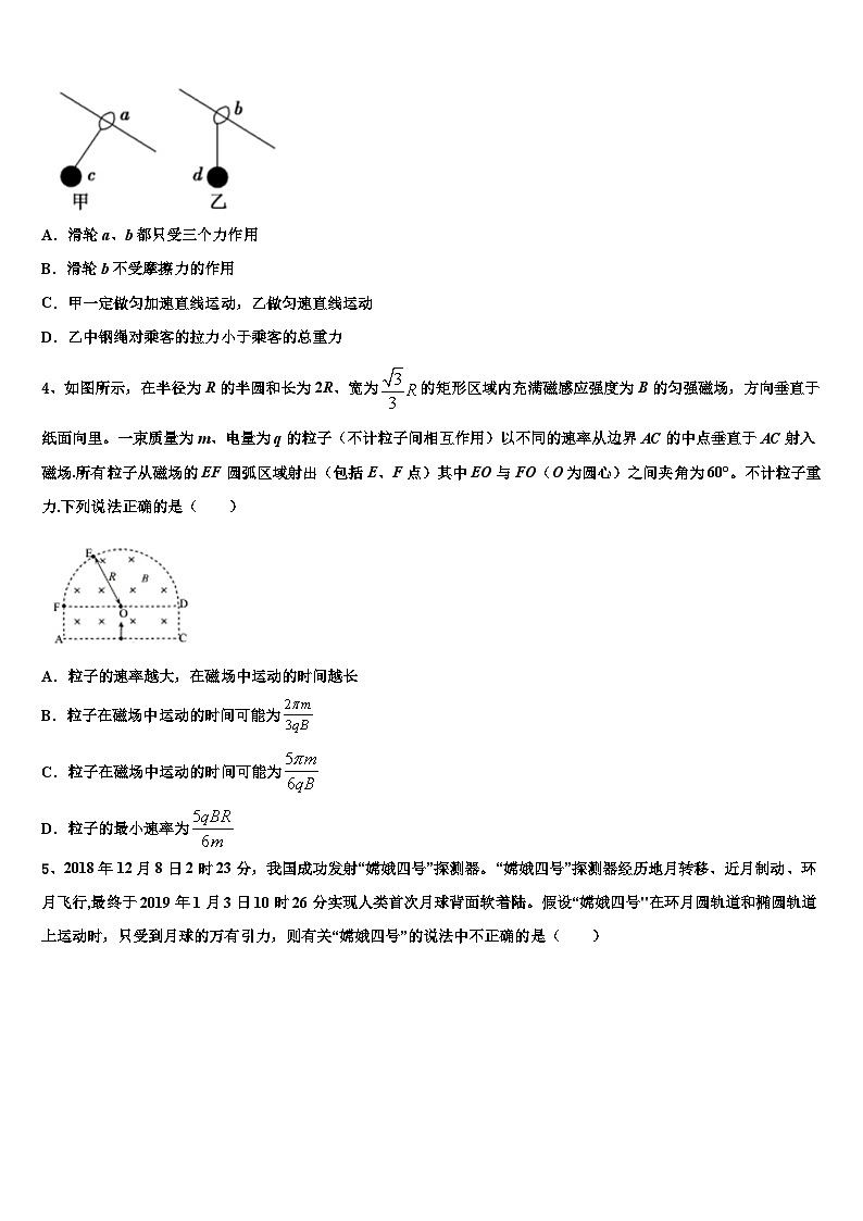 2026届广东省深圳市龙岗区高考仿真模拟物理试卷含解析第2页