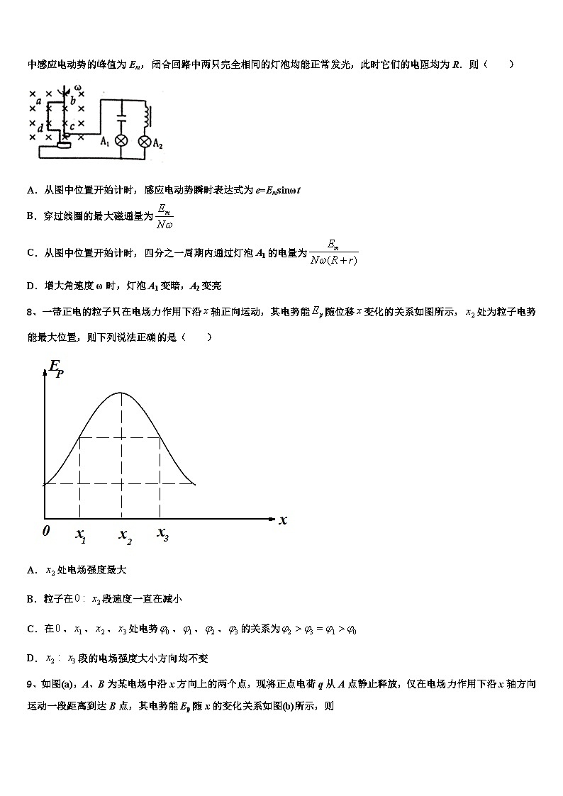 2026届广东省深圳市深圳外国语学校高三3月份模拟考试物理试题含解析第3页