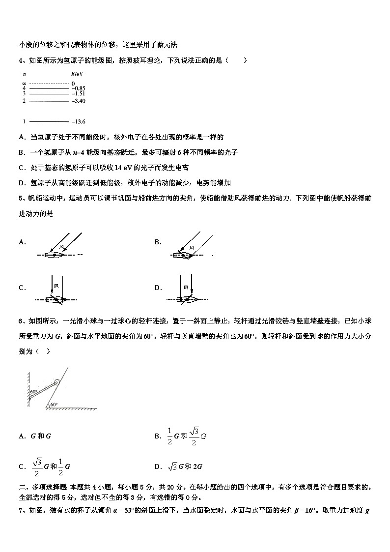 2026届广东省深圳市罗湖外语学校高三六校第一次联考物理试卷含解析第2页