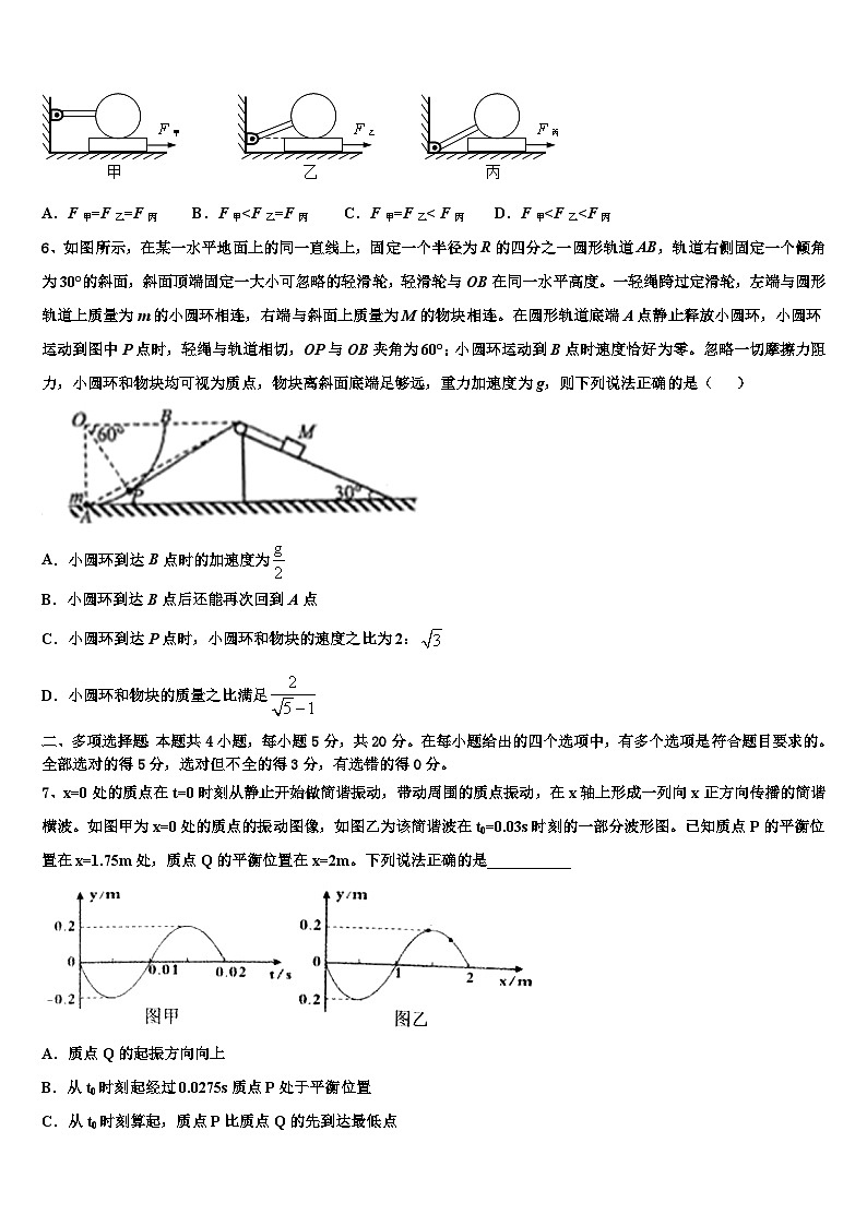 2026届广东省深圳实验学校高中部高三第二次模拟考试物理试卷含解析第2页