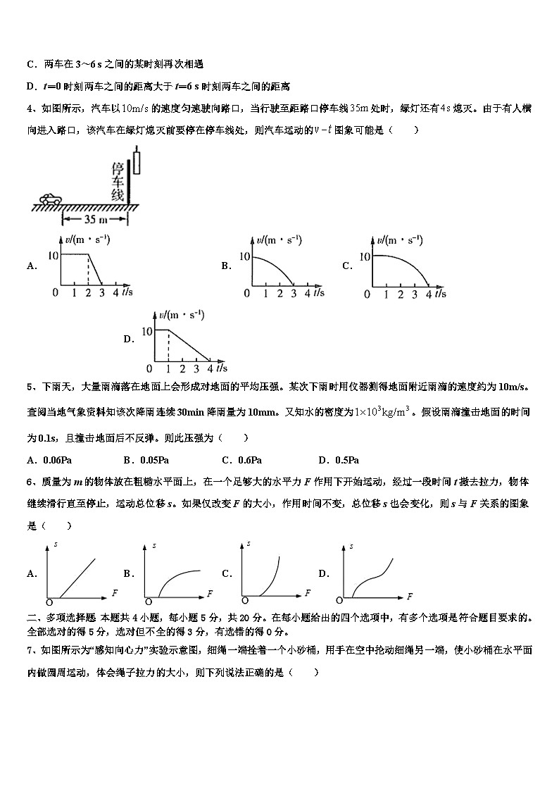 2026届广东省重点中学高三第五次模拟考试物理试卷含解析第2页