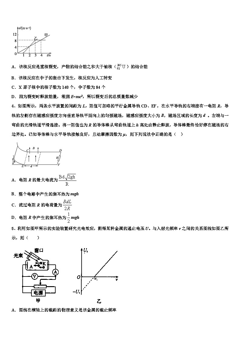 2026届广东省珠海一中等六校重点中学高三下学期第五次调研考试物理试题含解析第2页