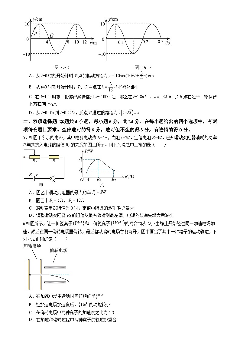 福建省莆田市莆田第八中学高二上学期期末物理试卷-A4第2页