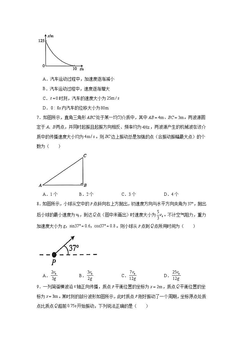 2025-2026学年山东省济宁市高三上学期1月质量检测物理试题（无答案）第3页