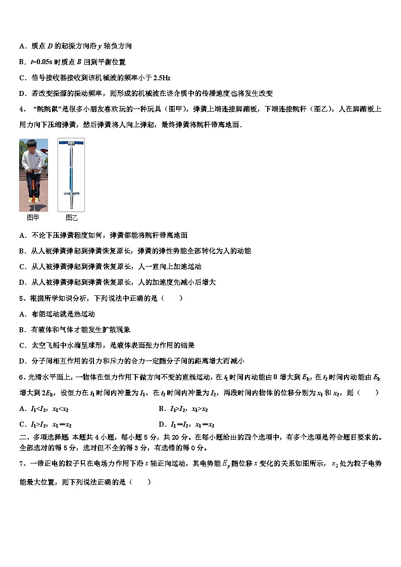 2026届贵阳市第二实验中学高考冲刺物理模拟试题含解析第2页