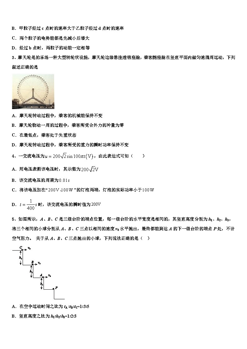 2026届贵州省北京师范大学贵阳附中高三适应性调研考试物理试题含解析第2页