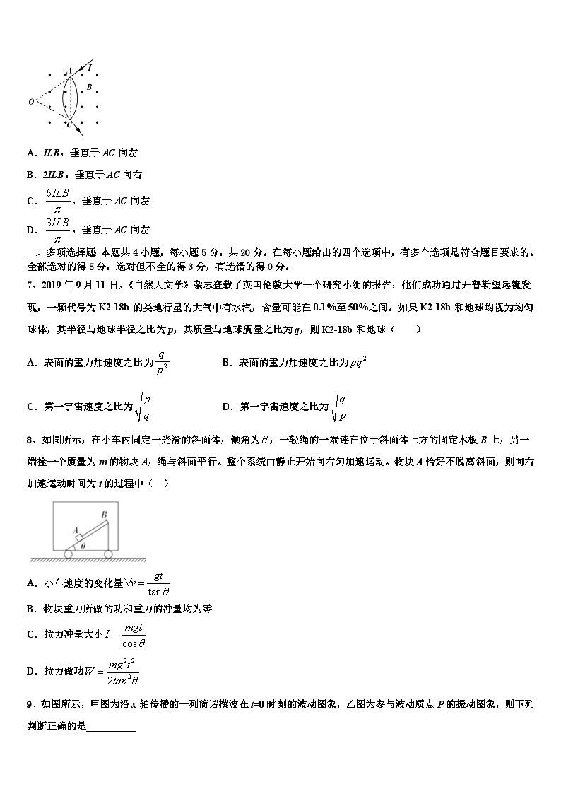 2026届贵州省贵阳市第三十八中学高考临考冲刺物理试卷含解析2第3页