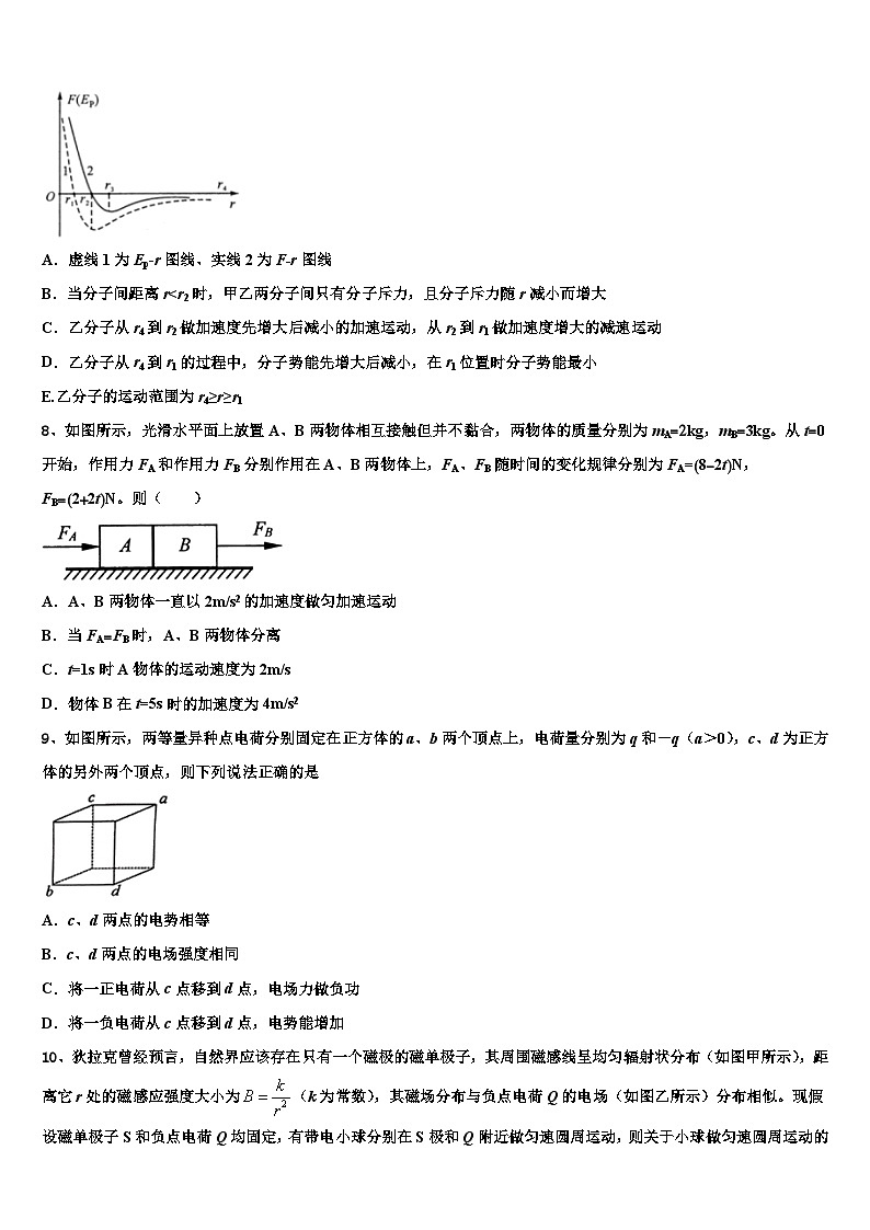 2026届贵州省织金县第一中学高考临考冲刺物理试卷含解析第3页