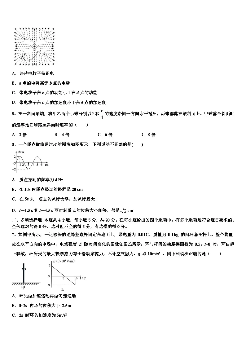 2026届哈尔滨市第三中学高考冲刺物理模拟试题含解析第2页