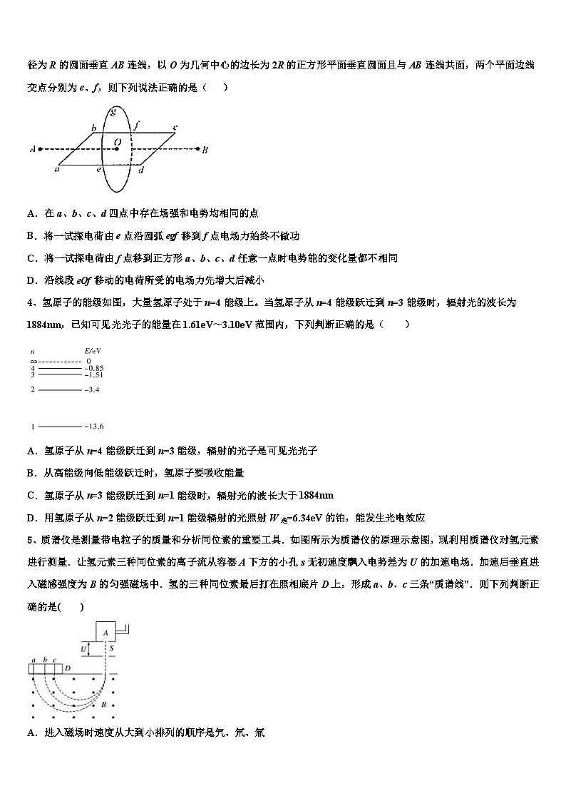 2026届海南省临高县波莲中学高三适应性调研考试物理试题含解析第2页