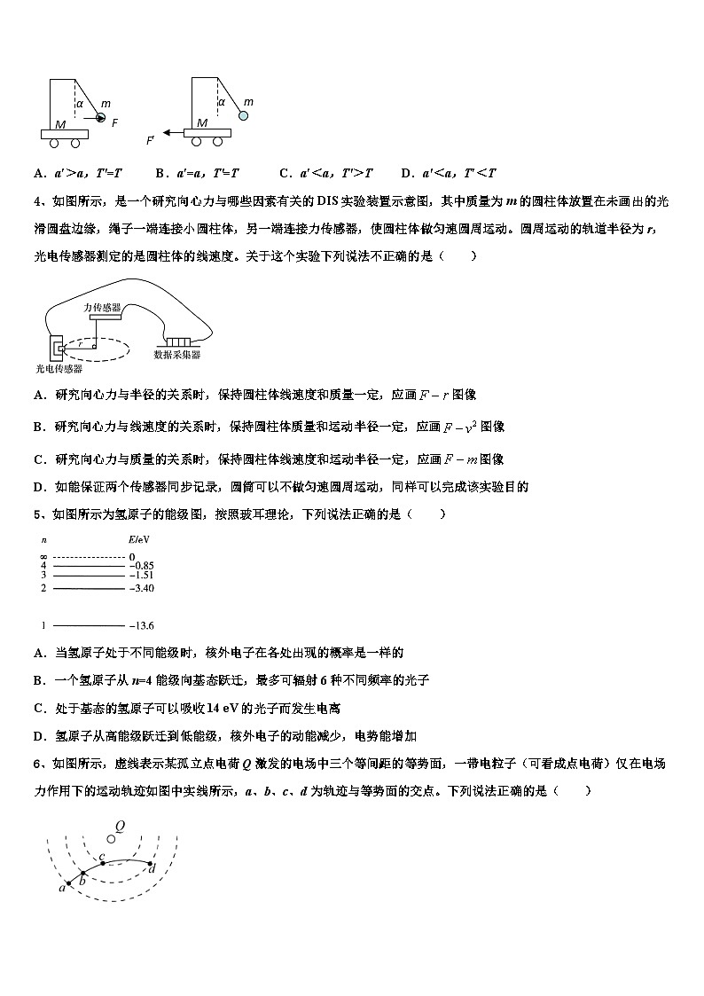2026届合肥市重点中学高考全国统考预测密卷物理试卷含解析第2页