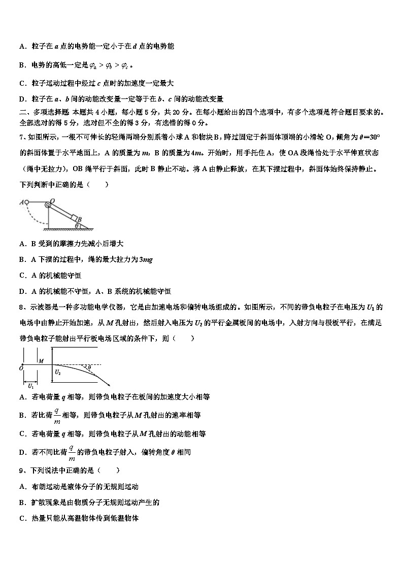 2026届合肥市重点中学高考全国统考预测密卷物理试卷含解析第3页