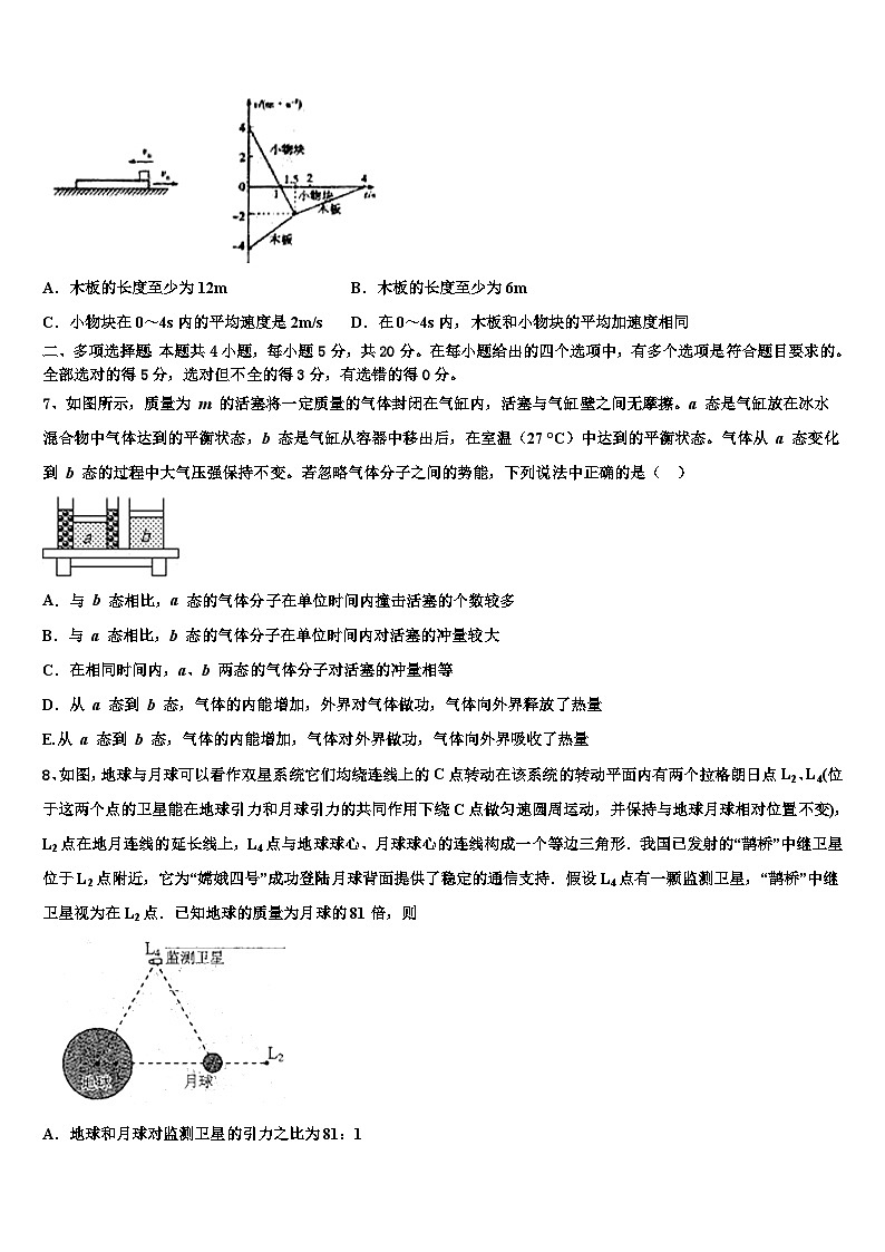 2026届河北安平中学高三下学期联合考试物理试题含解析第3页