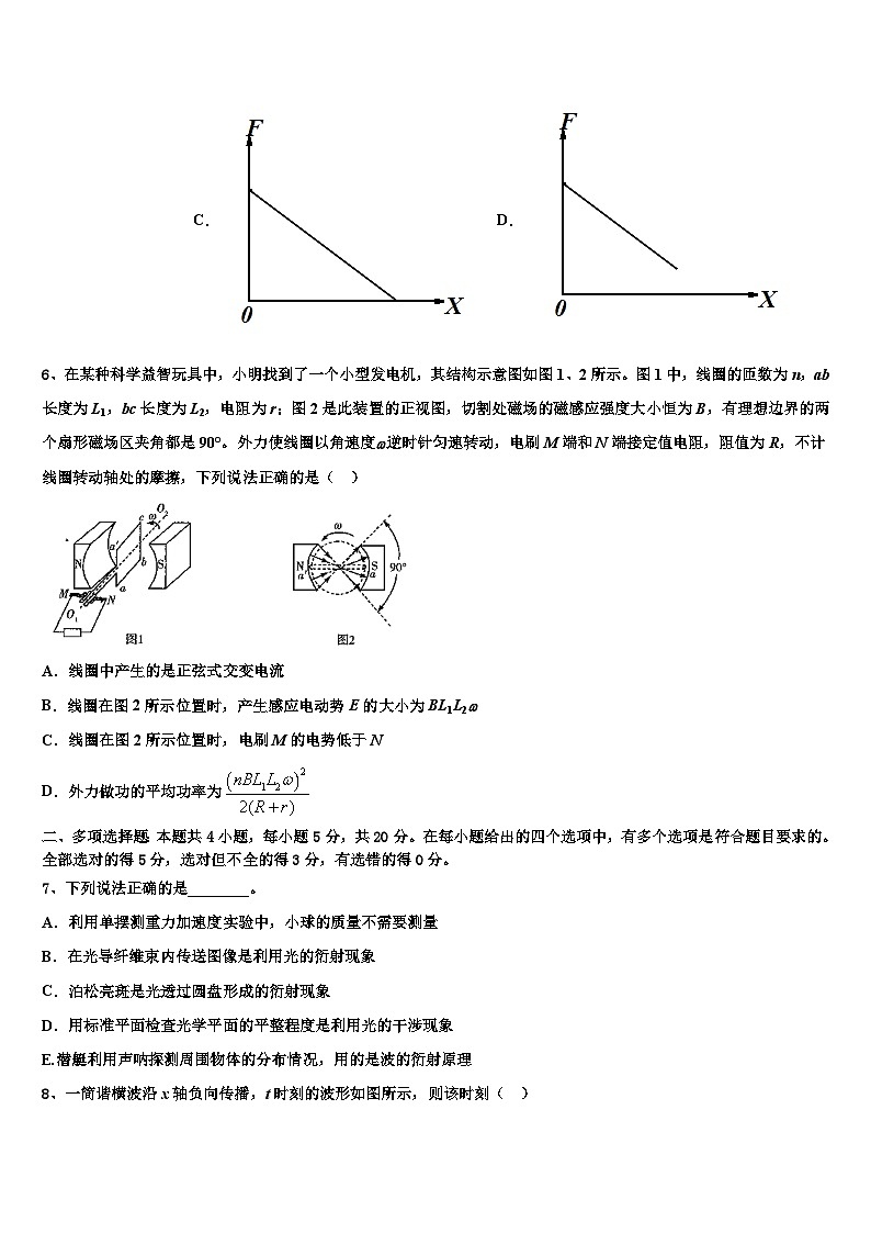 2026届河北省百校联盟高三最后一卷物理试卷含解析第3页