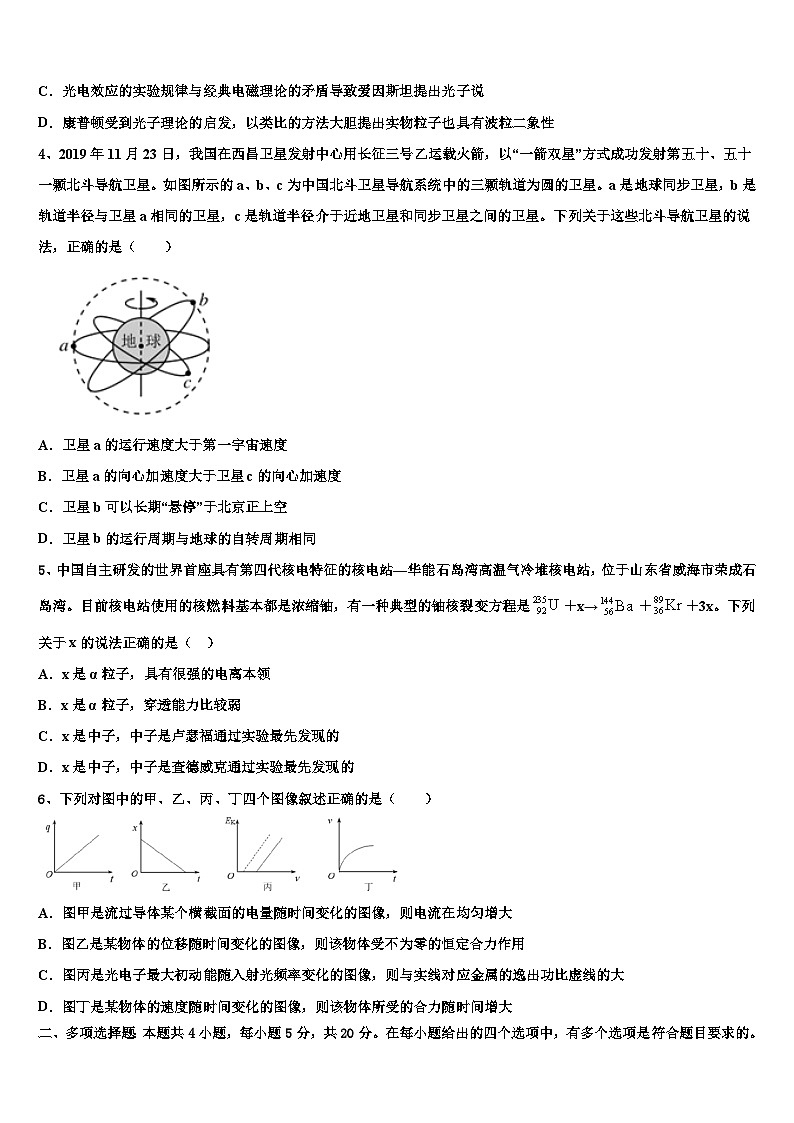 2026届河北省保定市重点中学高考物理倒计时模拟卷含解析第2页