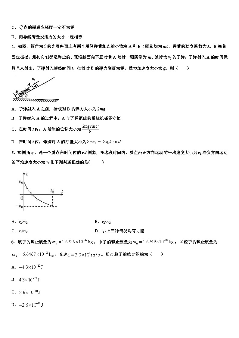 2026届河北省省级示范高中联合体高考冲刺押题（最后一卷）物理试卷含解析第2页