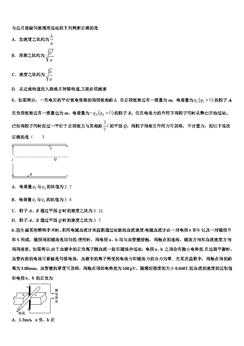 2026届河北省迁西县一中高三一诊考试物理试卷含解析第2页