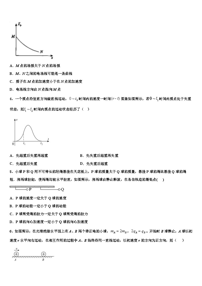 2026届河北省大名一中高考仿真卷物理试题含解析第2页