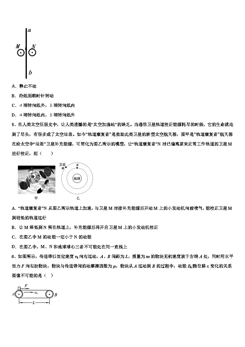 2026届河北省邯郸市魏县第五中学高三最后一卷物理试卷含解析第2页