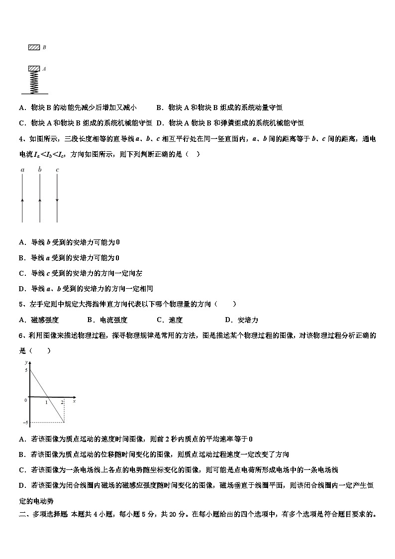 2026届河北省邯郸市峰峰矿务局第二中学高三下学期联考物理试题含解析第2页