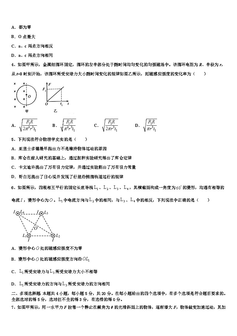 2026届河北省永年县一中高考物理倒计时模拟卷含解析第2页