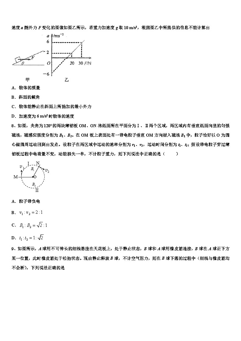 2026届河北省永年县一中高考物理倒计时模拟卷含解析第3页
