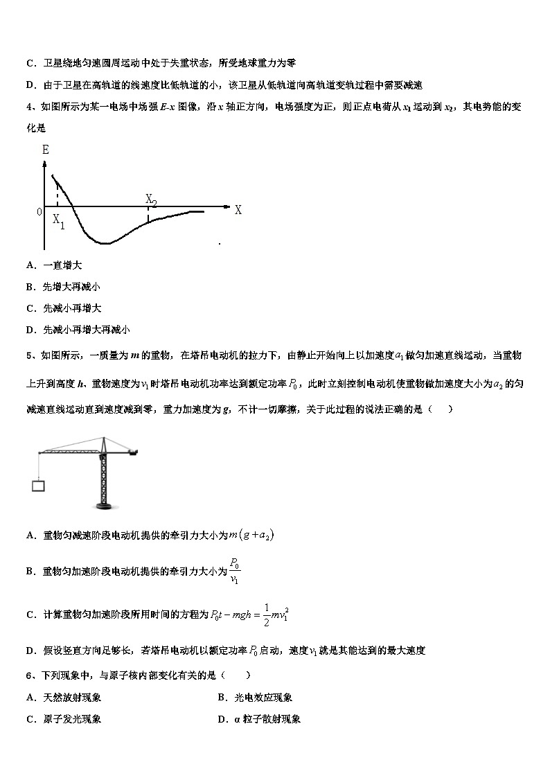 2026届河北省正定县第七中学高考物理必刷试卷含解析第2页