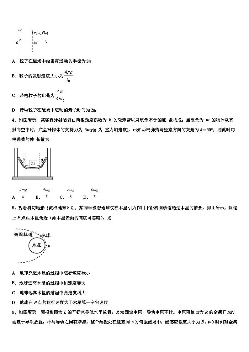 2026届河北省张家口市涿鹿中学高考冲刺物理模拟试题含解析第2页