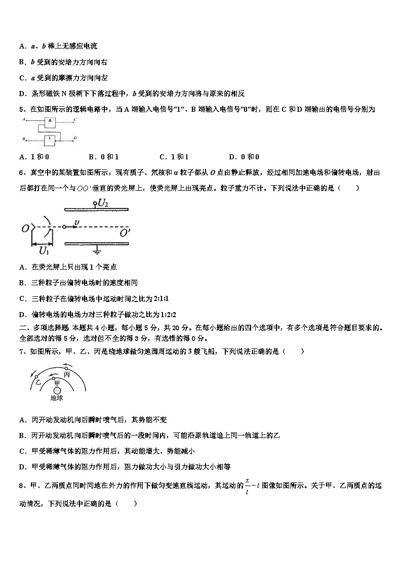 2026届河北省张家口市尚义一中高三下学期第六次检测物理试卷含解析第2页