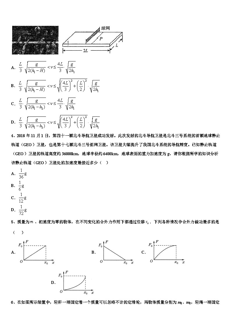 2026届河南平顶山许昌济源高考仿真卷物理试题含解析第2页