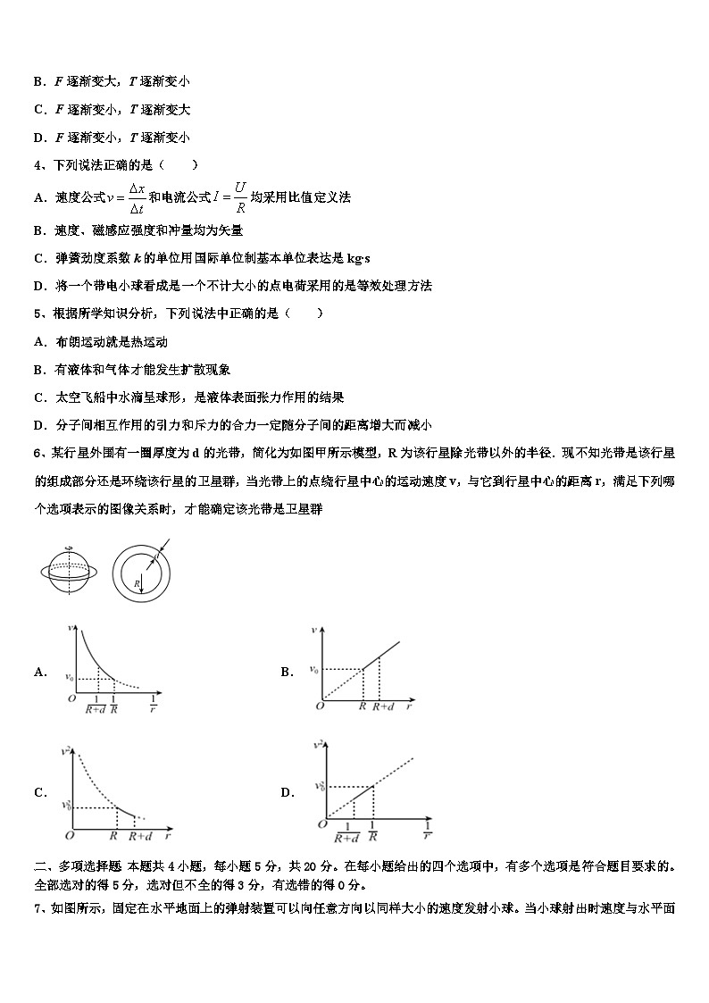 2026届河南省宝丰县第一高级中学高考冲刺押题（最后一卷）物理试卷含解析第2页