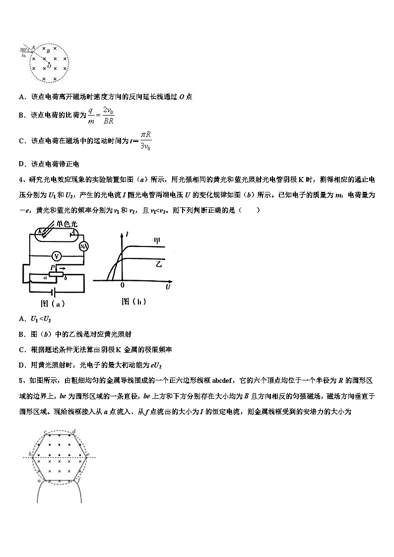2026届河南省八市重点高中联盟“领军考试”高三下学期联合考试物理试题含解析第2页