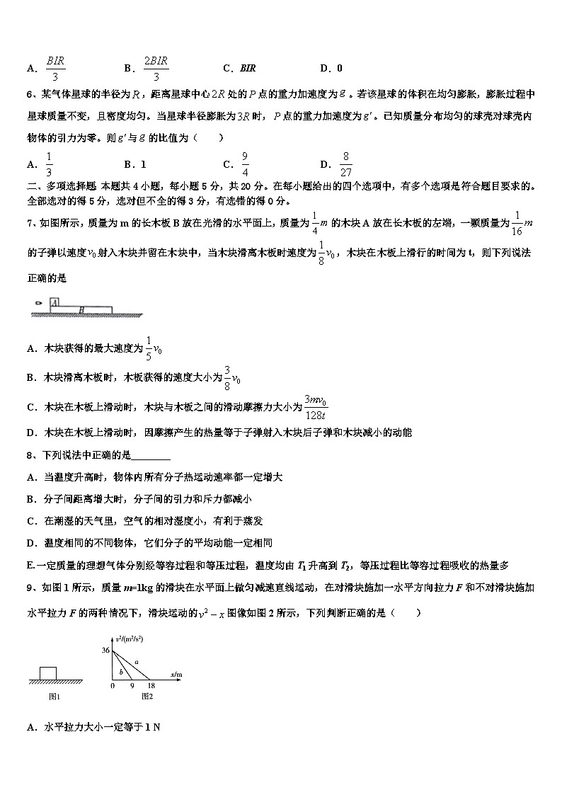 2026届河南省八市重点高中联盟“领军考试”高三下学期联合考试物理试题含解析第3页