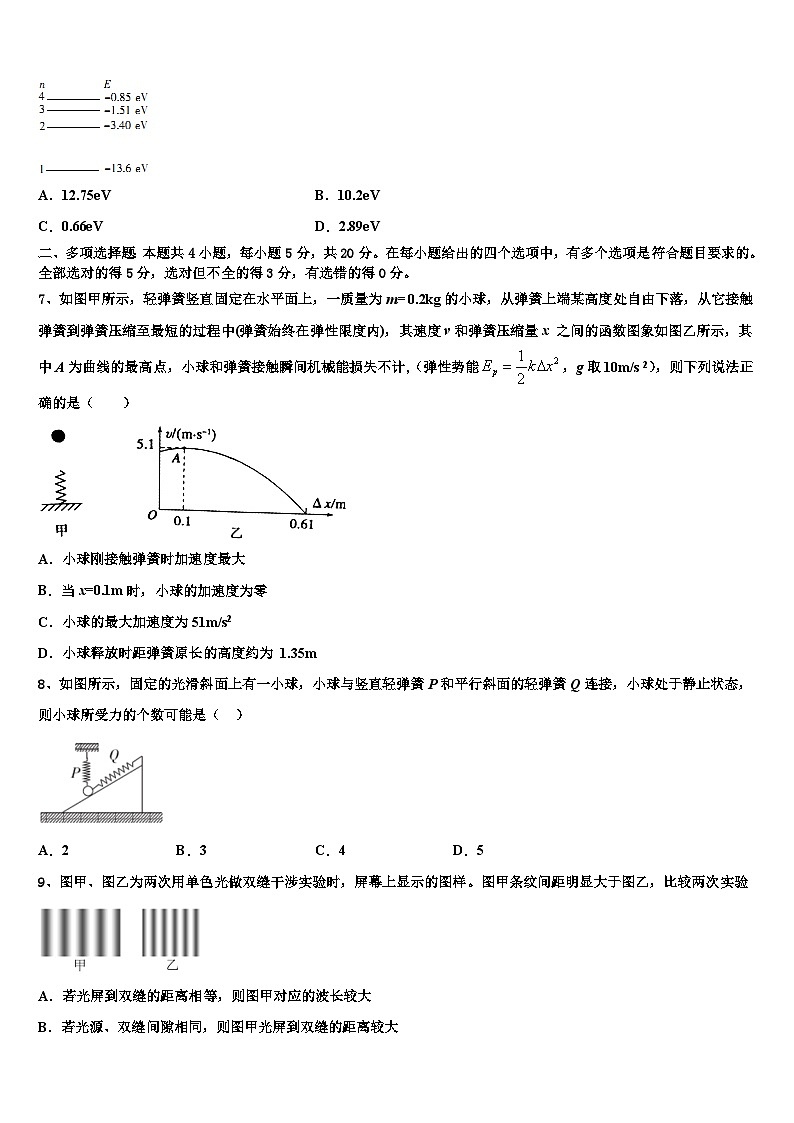 2026届河南省兰考县第二高级中学高考物理三模试卷含解析第3页