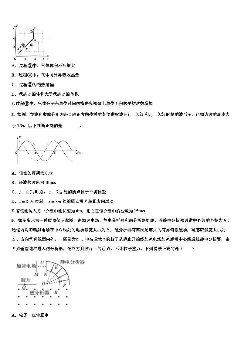 2026届河南省兰考县三中高考全国统考预测密卷物理试卷含解析第3页