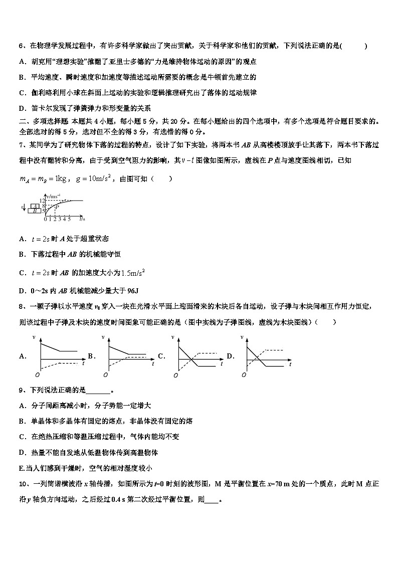 2026届河南省洛阳名校高考仿真模拟物理试卷含解析第3页