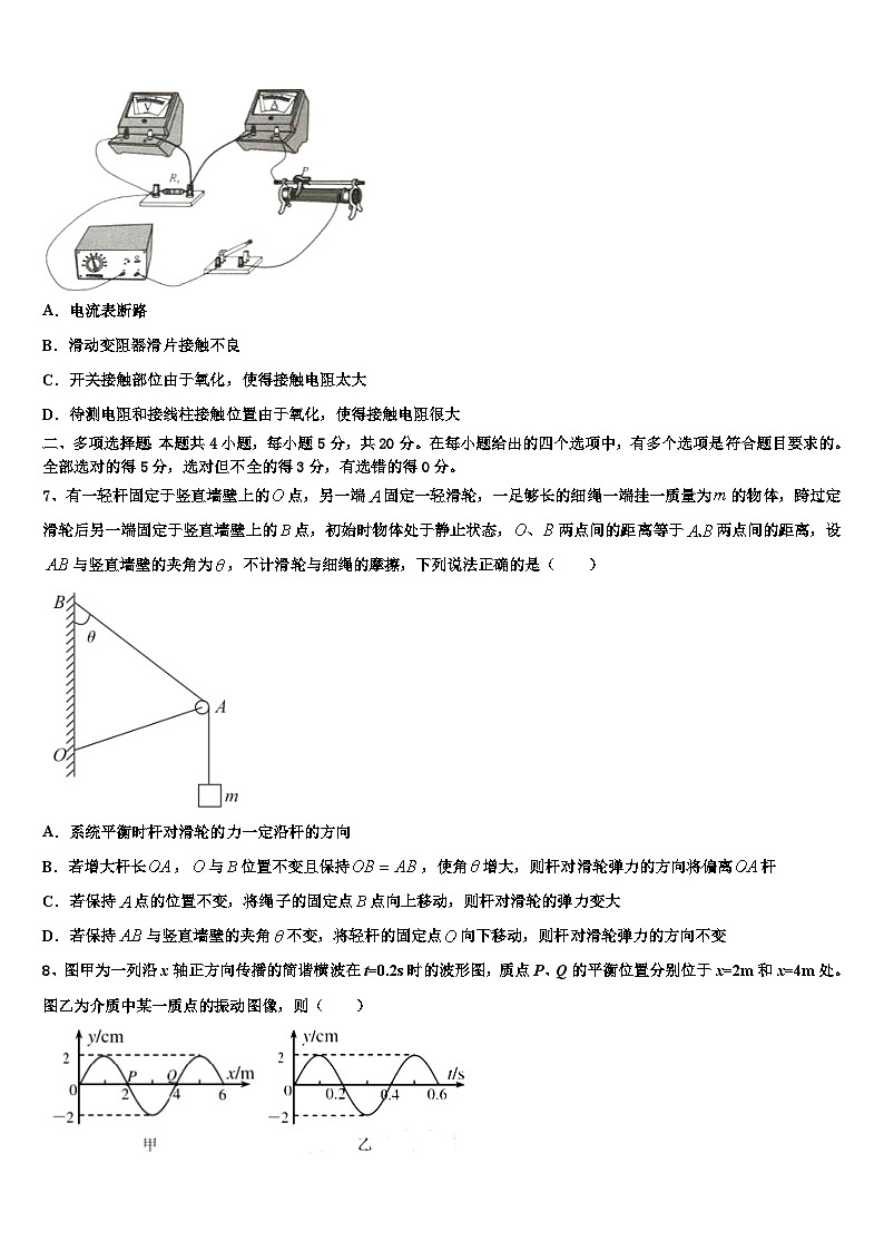 2026届河南省平顶山市、许昌市、汝州高考仿真卷物理试题含解析2第3页