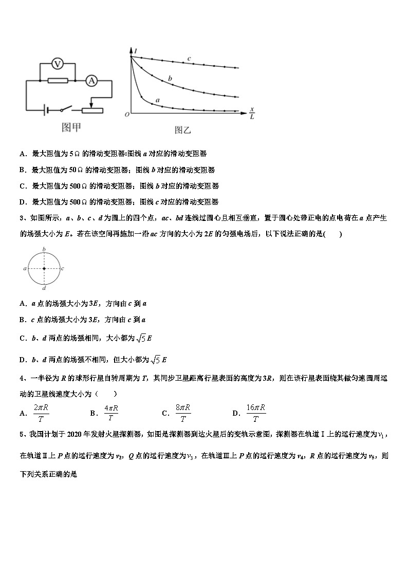 2026届河南省平顶山市高考仿真卷物理试卷含解析第2页