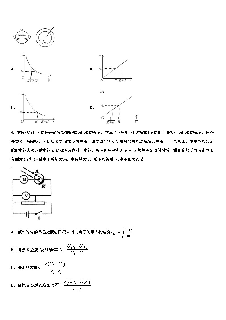 2026届河南省南阳市镇平县第一高级中学高三第二次模拟考试物理试卷含解析第2页