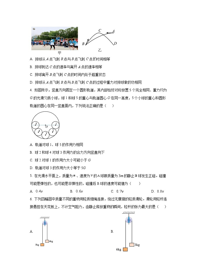 江西省抚州市崇仁县第一中学2025～2026学年高三上学期期中考试物理试卷（学生版）第2页