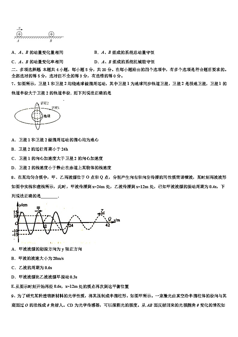 2026届河南省商丘市第一高级中学高考物理三模试卷含解析第3页