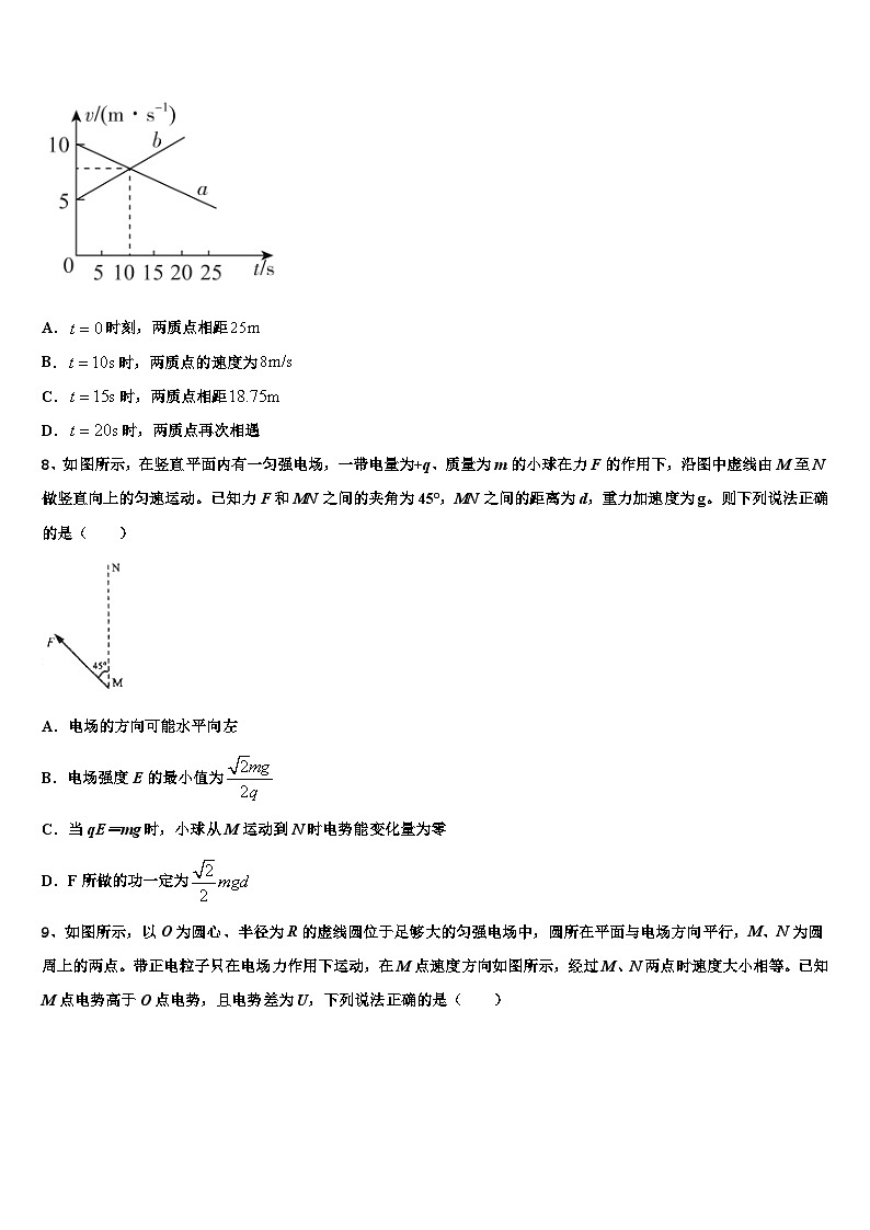 2026届河南省上蔡一高高考物理全真模拟密押卷含解析第3页