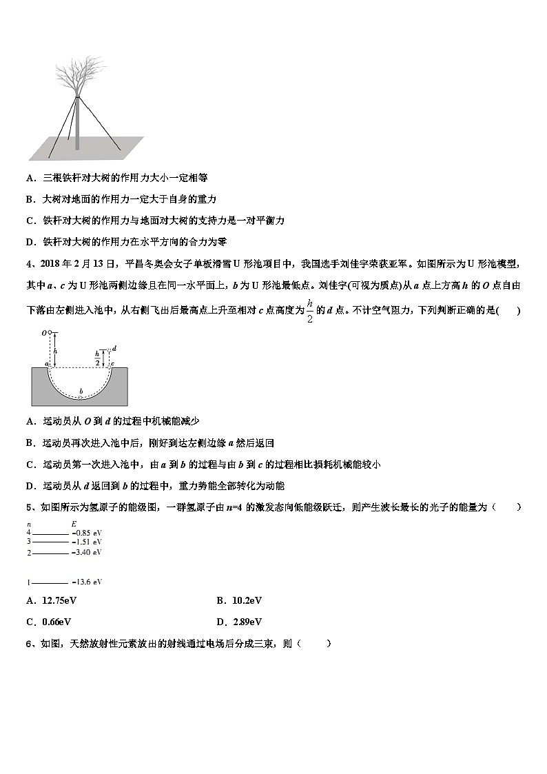 2026届河南省淇县一中高三第三次模拟考试物理试卷含解析第2页