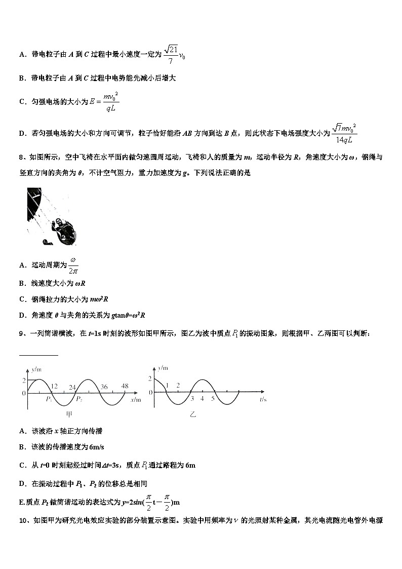 2026届河南省唐河一中高考仿真卷物理试题含解析第3页